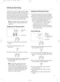 Xs3 Jr Xs3 3 Channel Fm Synthesized Radio System User Manual