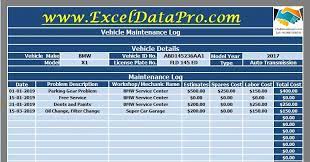 Basic purpose of presenting excel maintenance schedule format is to bring ease in your way when making a schedule for maintenance on weekly or monthly basis. Download Vehicle Maintenance Log Excel Template Exceldatapro