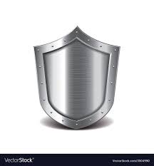 Metal Shield Isolated Royalty Free Vector Image Affiliate Isolated Shield Metal Royalty Ad Diamond Vector Metal Mirror Vector
