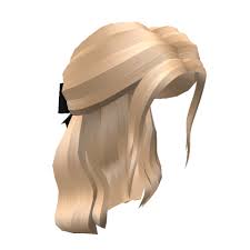 Customize Your Avatar With The Blonde Wavy Ribbon Hair And Millions Of Other Items Mix Match This Hair Access In 2021 Black Hair Roblox Ribbon Hair Baby Blonde Hair