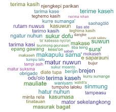 Kasih sayang dan pengorbanan yang tulus menjadi saksi akan hebatnya kalian berdua. Bahasa Daerah Terima Kasih