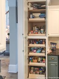 In this review we want to show you kitchen pantry cabinet with pull out shelves. Installing Sliding Shelves In A Pantry Southern Hospitality