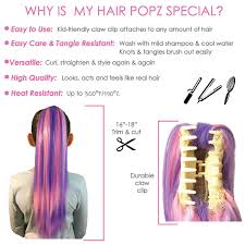 Try this pink and purple hair combination on fair skin with pink undertones. Pink Hair Extensions For Kids Bubble Gum Pink Purple Color Hair Ext My Hair Popz
