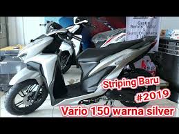 Www.ronaindonesia.id pengecatan digital sumber : Vario 150 Terbaru 2019 Striping Baru Warna Silver Youtube