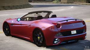 The rapid gt's design strongly resembles the aston martin v8 vantage roadster in the rear and main body of the car, and the 2011 ferrari california in terms of grille and exhaust arrangement. Ferrari California V1 2 For Gta 4