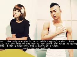 Iu's ideal type is taeyang from bigbang. Kpop Confessions Am I The Only One Who Hates Iu With Taeyang I