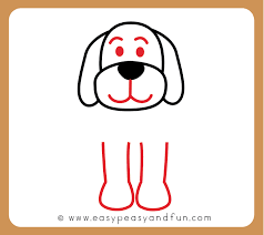 How To Draw A Dog Step By Step Drawing Tutorial For A Cute Cartoon Dog Easy Peasy And Fun