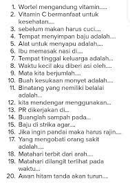 Mengenal konsep perbandingan banyak sedikit ebook anak. Sebutkan 20 Contoh Soal Untuk Anak Tk Brainly Co Id