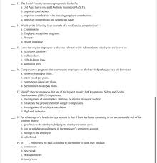 You must be able to prove to the social security administration(ssa) that your medical condition is so severe that you are no longer able to. Solved 13 The Social Security Insurance Program Is Funde Chegg Com