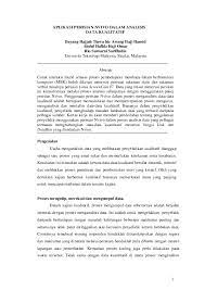 Nama wakil jawatan dan kelayakan kepakaran tahap persetujuan (cohen kappa) 1. Pdf Aplikasi Perisian Nvivo Dalam Analisis Data Kualitatif Husna Abd Wahab Academia Edu