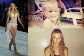 Adorably Awkward Photos Of Victoria S Secret Models As Kids Victorias Secret Models Model Victoria Secret