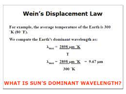 But no object gives off all wavelengths equally: Black Body Radiation Planck S Radiation Wien S Law Stephen Boltzman