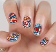 31 Day Challenge 2 0 Day 8 Dotticure Aboriginal Artwork Inspired Nail Art Fall Nail Art Designs Minimalist Nail Art Fall Nail Art