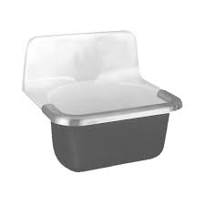 cast iron enameled service sink