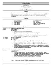 Resume Examples Truck Driver Resume Examples Good Resume Examples Basic Resume Examples