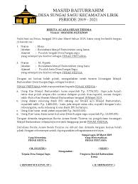 Maybe you would like to learn more about one of these? Berita Acara Serah Terima Bendahara Masjid