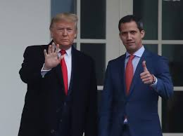Juan Guaido con Donald Trump