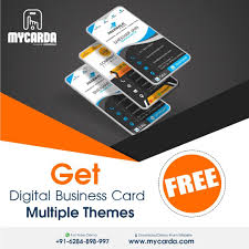 Free Digital Business Cards In 2020 Digital Business Card Digital Business Business Card Maker