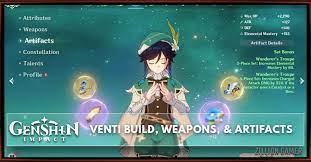 If you main or are looking to main kazuha, this is. Venti Build Weapons Artifacts Genshin Impact Zilliongamer