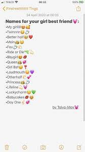Maybe you would like to learn more about one of these? Names For A Girl Bestfriend Cute Names For Girlfriend Cute Names For Boyfriend Names For Boyfriend