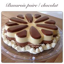 Mon Bavarois Poire Chocolat Les Petites Idees Culinaires De Chris Andco Poire Au Chocolat Bavarois Poire Chocolat Chocolat