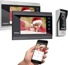 If you purchased your device online or throug. Buy Tmezon Wireless Wifi Smart Ip Video Door Phone Doorbell Intercom 4 Wire System 2 Monitor 7 Inch With 1080p Wired Doorbell Camera Night Vision Support Smartphone Remote Unlock Record Snapshot Online In Taiwan