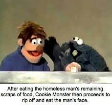 Pin By Alvin Yu On Funny Sesame Street Memes Dark Humour Memes Elmo Memes