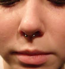 High Septum Septum Piercing Female Piercings Body Piercings
