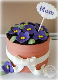Design Flower Birthday Cake For Mother 10 Delectable Desserts To Celebrate Mom On Mother S Day Mom Cake Flower Pot Cake Mothers Day Cake