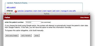 Patent Claim Chart Past Patdek