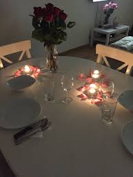 Simple And Romantic Dinner Table Romantic Dinner Decoration Dinner Decoration Romantic Dinners