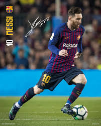 Fc barcelona laliga league level: Fc Barcelona Messi 18 19 Poster Sold At Abposters Com