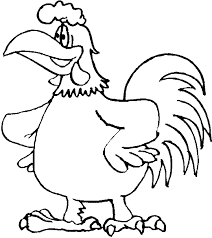 Funny Rooster Coloring Pages For Kids Chicken Coloring Farm Animal Coloring Pages Animal Coloring Pages