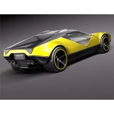 Hot Wheels Lafasta Futuristic Concept Car 3d Model Jpg 600 600 Concept Cars Car 3d Model Hot Wheels