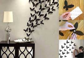 Cara Membuat Hiasan Dinding Kamar Kost Buatan Sendiri Dari Kertas Origami Berbentuk Kupu Kupu Diy Room Decor Diy Wall Decor Home Diy