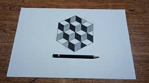 Lukisan 3d di kertas yang mudah. Cara Mudah Menggambar 3d Di Kertas Cara Paling Mudah By Simple Drawing Tutorial