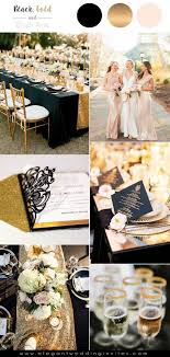7 Classic Metallic Theme Wedding Colors With Glittery Invitations Ideas Elegantweddinginvites Com Blog Black Gold Wedding Black Wedding Themes Gold Wedding Colors