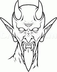 Tattoo Sketch Satan Google Zoeken Demon Drawings Satan Drawing Tattoo Stencil Outline
