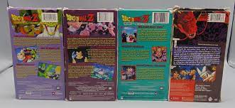 Episodes 1, 2, 3, and 4. Dragon Ball Z Lot Of 8 Vhs Tapes Kc S Attic