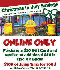 You may obtain copies of your records by writing to: Christmas In July Special 2019 Epic Air Park