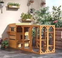 Tatayosi 3-Story Cat House Feral Cat Shelter with Raised ...