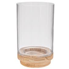 ✅ browse our daily deals for even more savings! Hurricane Glass Candle Holder With Brown Base Large Hobby Lobby 80932250