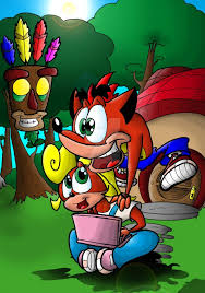 Brother And Sister Crash Bandicoot Bandicoot Anime Crossover