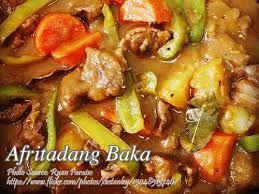 Beef Afritada Afritadang Baka Panlasang Pinoy Meaty Recipes Recipe Beef Afritada Recipe Beef Menudo Recipe Beef