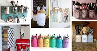 Sure, purely functional items like cotton buds and. 50 Best Mason Jar Organizer Ideas And Projects For 2021