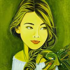 SLAVIK di Béatrice Alice LAFITTE IRIGARAY (2018): Pittura a Acrilico su  Tela