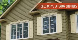 Exterior Polymer Window Shutters Novik Shutters Exterior Window Shutters Exterior Window Trim Exterior