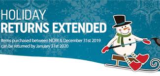 Holiday Returns Have Been Extended Items Purchased Between Now And Dec 31 Can Be Returned By Jan 31 2020 Take Advantage Black Friday Golf Reminder Holiday