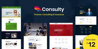 Consulty Finance Consulting And Insurance Psd Template Business Finance Finance Business Portfolio