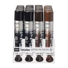 3.9 out of 5 stars. Kiss Tintation Darkest Brown Temporary Hair Color Spray 2 82 Oz Walmart Com Walmart Com